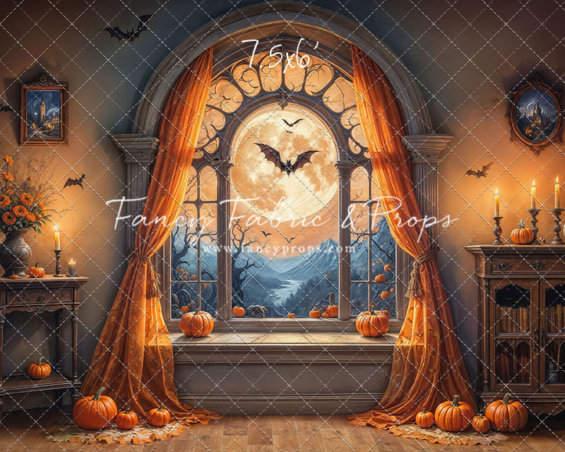 Gothic Moonlit Window - With Sweep Option