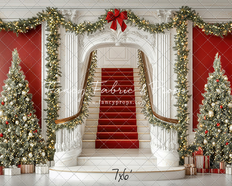 Grand Christmas Staircase - with Sweep Option