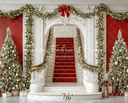Grand Christmas Staircase - with Sweep Option