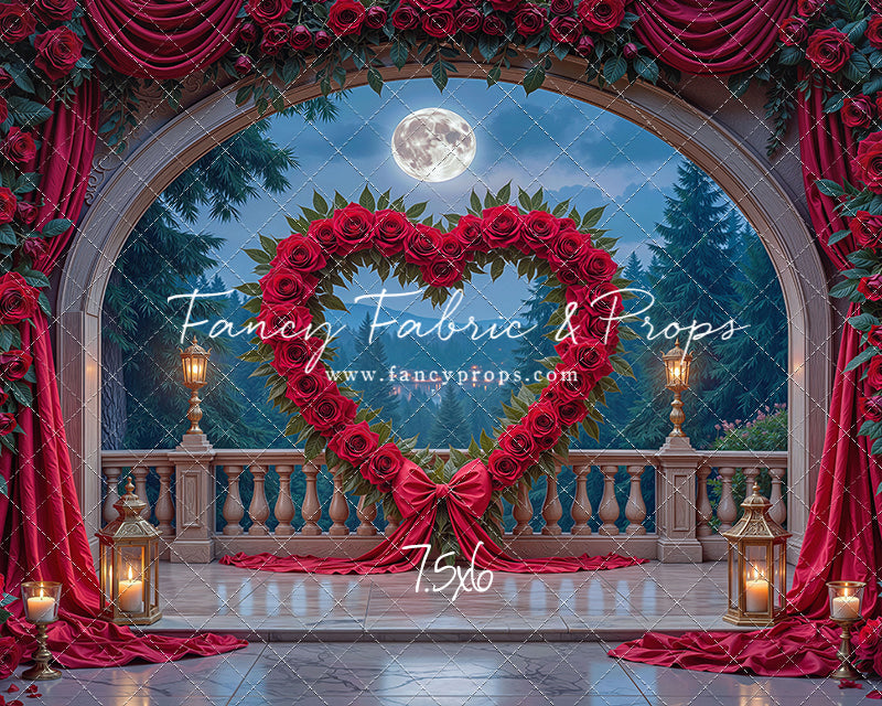 Heart of Roses - With Sweep Option