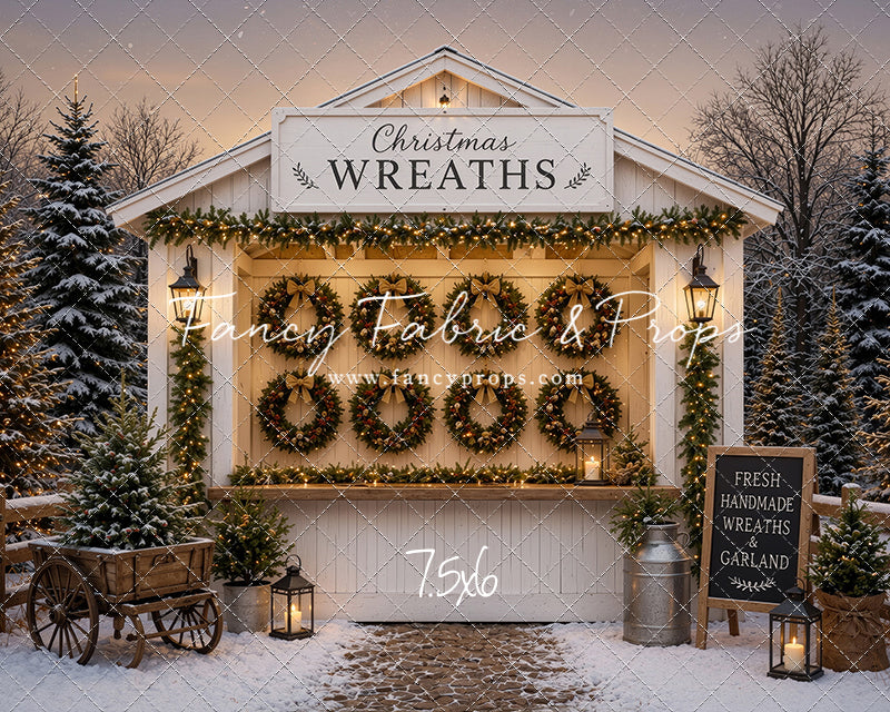 Holly Wreath Stand - with Sweep Option