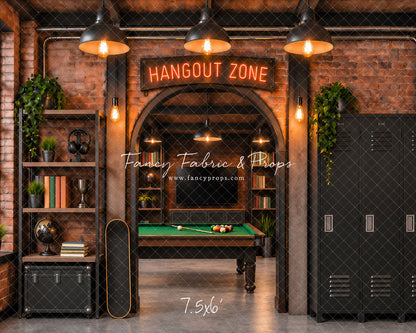 Industrial Loft Hangout Zone - With Sweep Option
