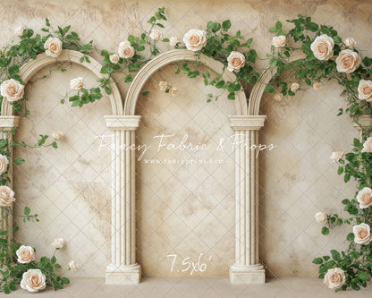 Ivory Arch Garden - With Sweep Option