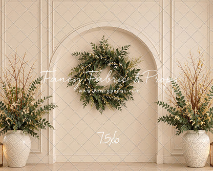 Ivory Evergreen Arch - With Sweep Option