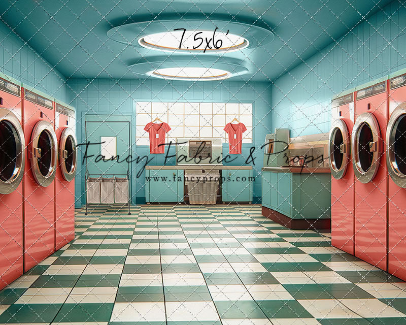 Laundry Day - Blue With Double Washers- With Sweep Option