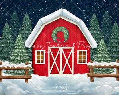 Evening Winter Homestead - with Sweep Option