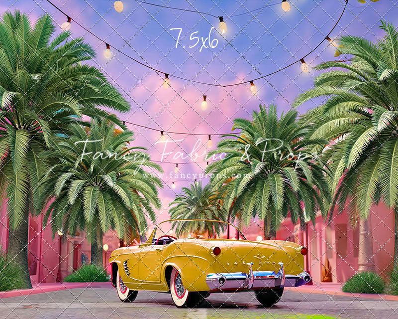 Malibu Shopping Center - Yellow Car - With Sweep Option