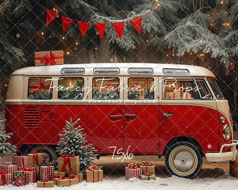 Merry Little Bus Stop - with Sweep Option