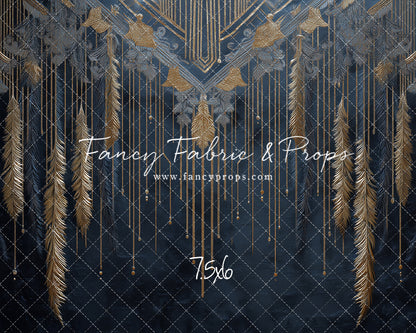 Midnight Feather Cascade - With Sweep Option