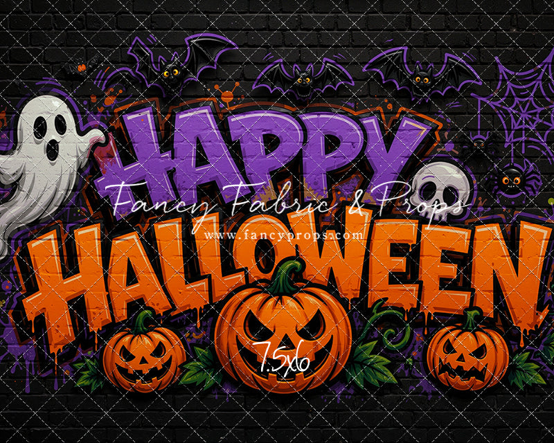 Midnight Graffiti Halloween - With Sweep Option