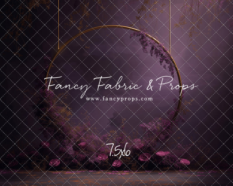 Moonlit Plum Petals - With Sweep Option