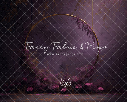 Moonlit Plum Petals - With Sweep Option