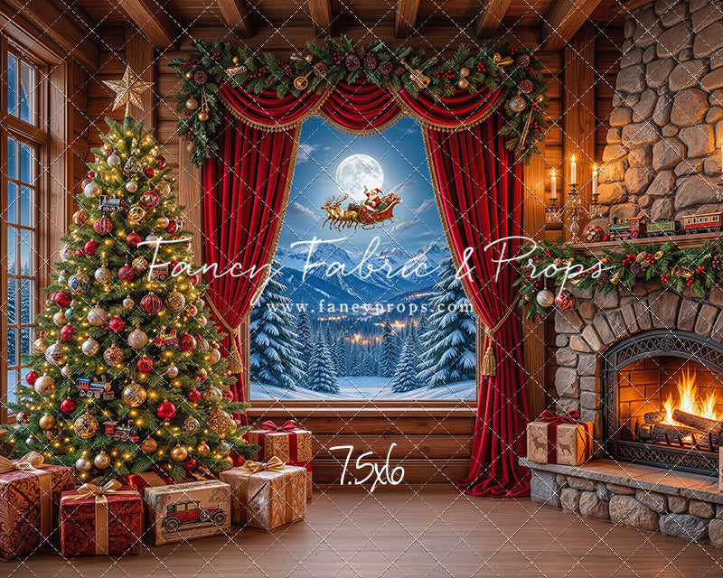 Mountain Sleigh View - with Sweep Option