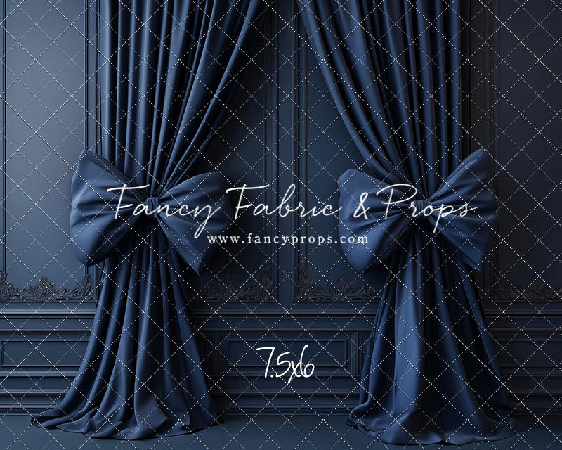 Navy Luxe Bows - With Sweep Option