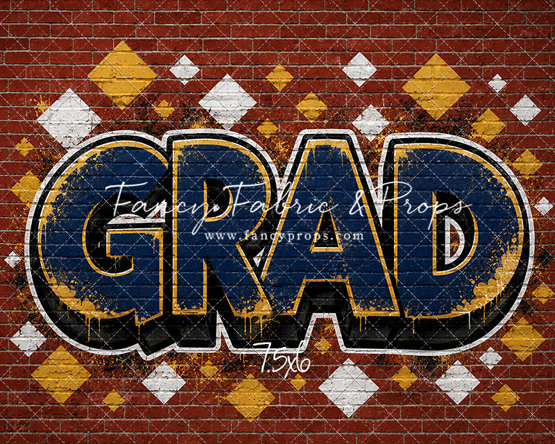 Navy & Gold Grad - With Sweep Option