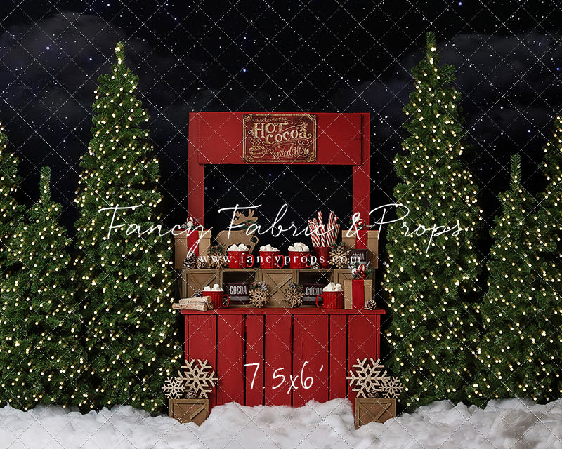 Nighttime Cocoa Stand