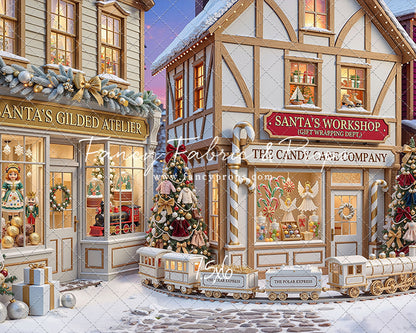 North Pole Village  - with Sweep Option
