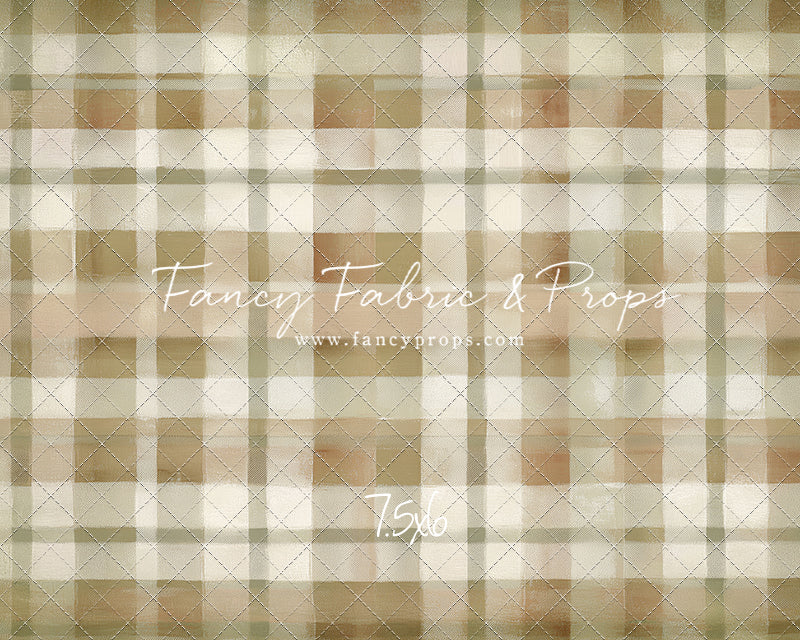 Oatmilk Plaid - With Sweep Option