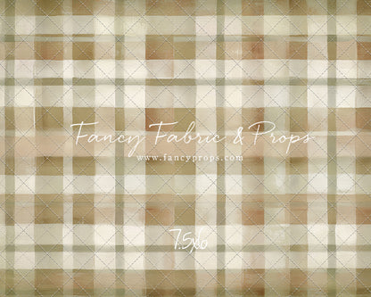 Oatmilk Plaid - With Sweep Option