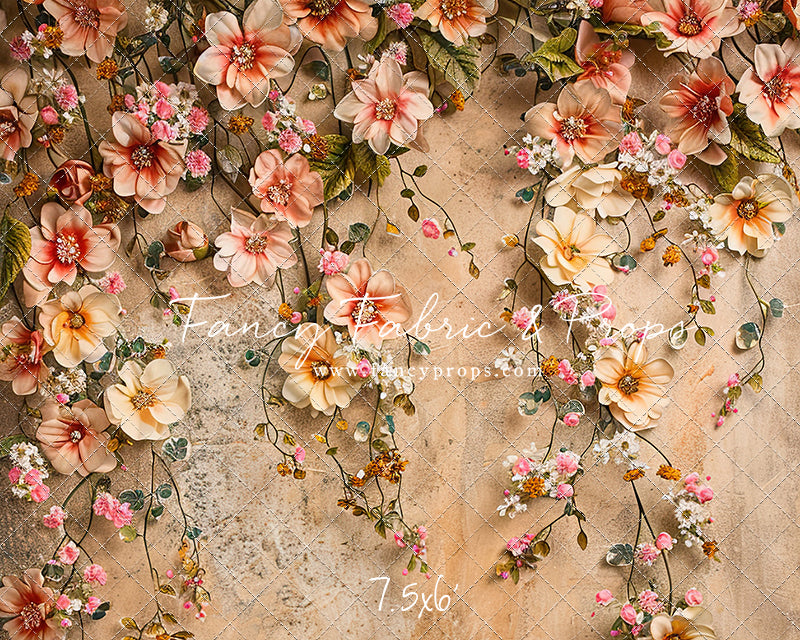 Painted Floral Peach