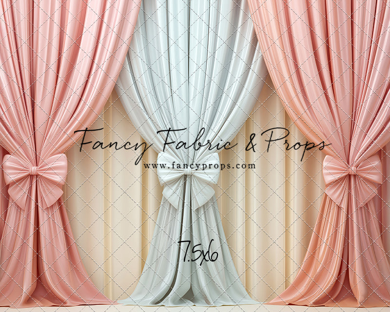 Pastel Bow Swag - With Sweep Option