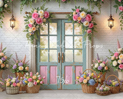 Pastel Garden Doors - With Sweep Option