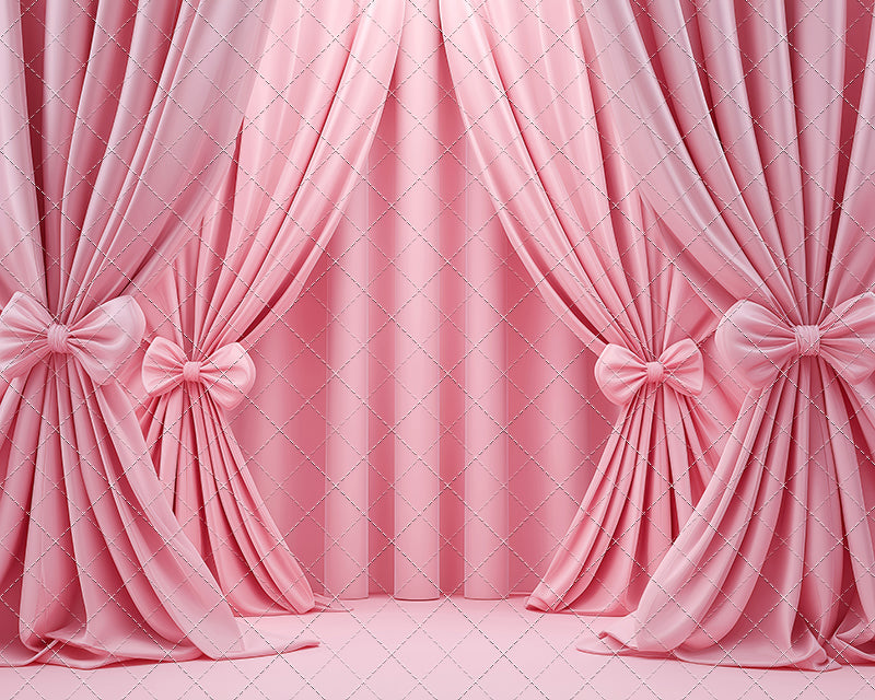 Pink Bow Drama - With Sweep Option