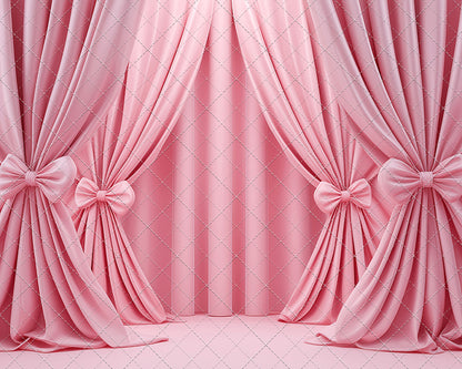 Pink Bow Drama - With Sweep Option