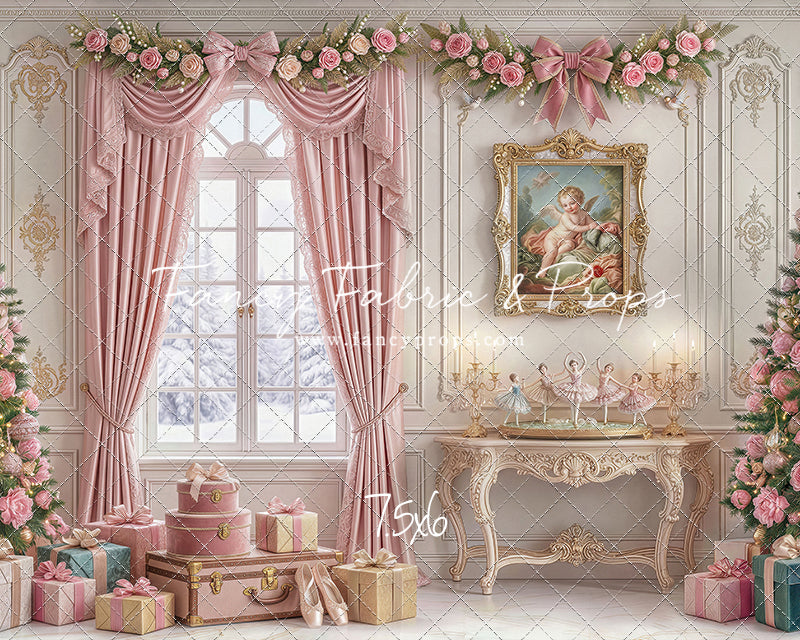 Pink Velvet Christmas - with Sweep Option