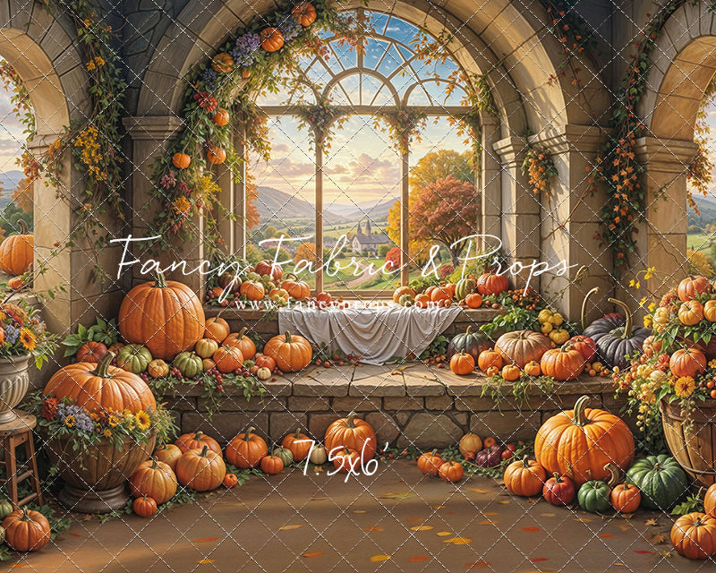 Pumpkin Patch Paradise - With Sweep Option