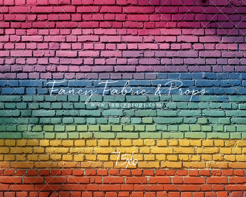Rainbow Riot Brick - With Sweep Option