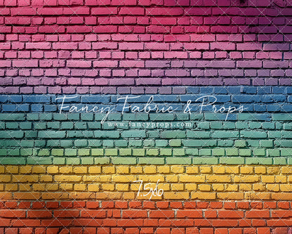 Rainbow Riot Brick - With Sweep Option