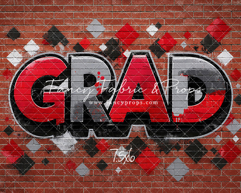 Red, Black & Gray Grad - With Sweep Option