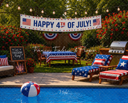 Red, White & Poolside Nights - With Sweep Option