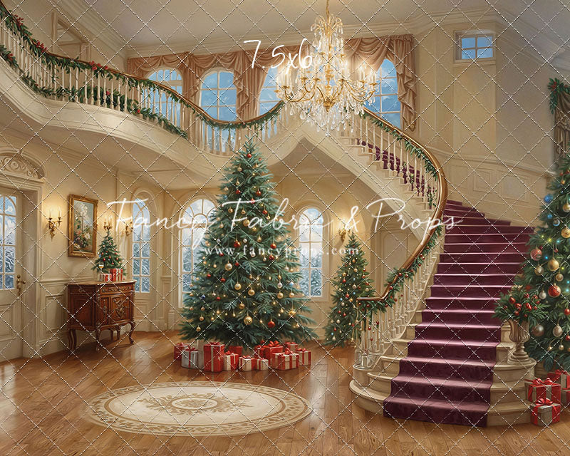 Regal Christmas Staircase - with Sweep Option