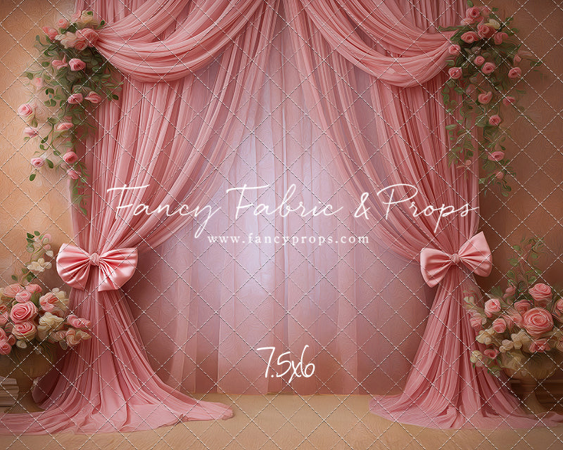 Rose Drapes - With Sweep Option