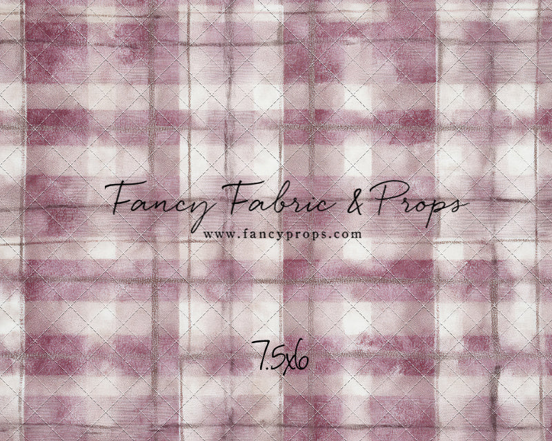 Rose Mist Plaid - With Sweep Option