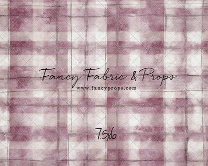 Rose Mist Plaid - With Sweep Option