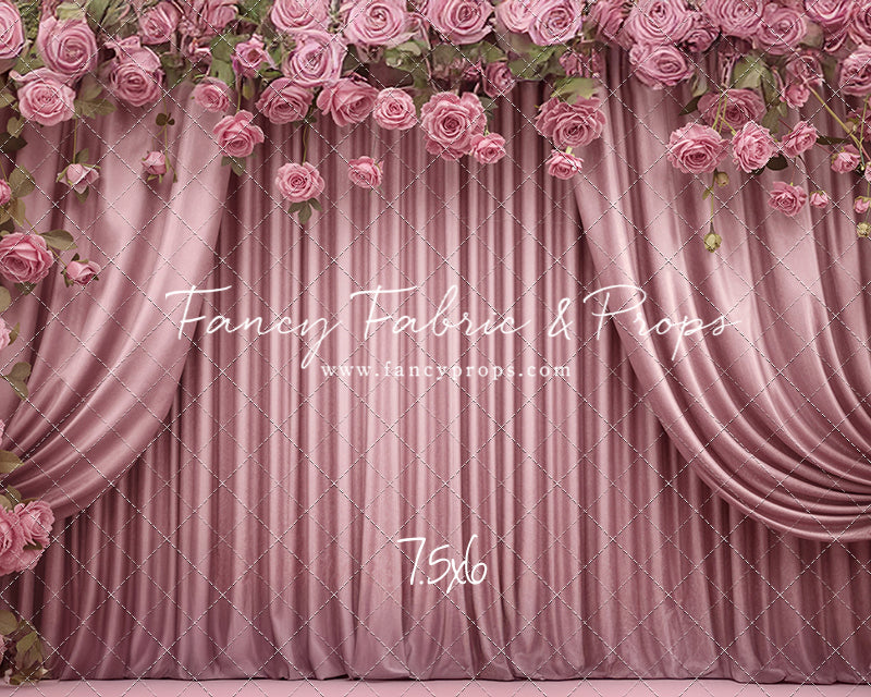 Rose Petal Curtain - With Sweep Option
