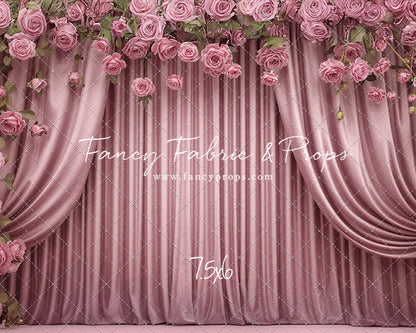 Rose Petal Curtain - With Sweep Option