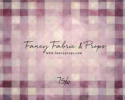 Rose Quartz Plaid - With Sweep Option