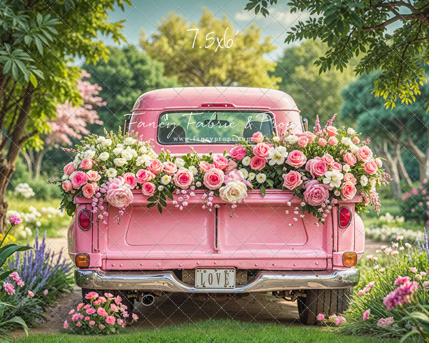 Rosy Little Sweetheart Truck - With Sweep Option