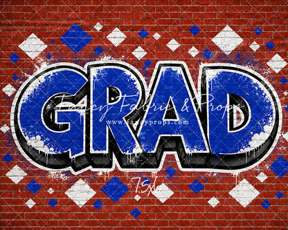Royal & White Grad - With Sweep Option