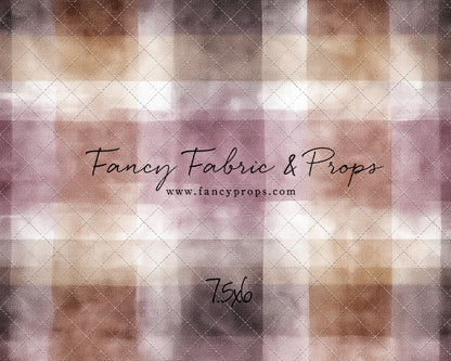 Rustic Plum Plaid - With Sweep Option