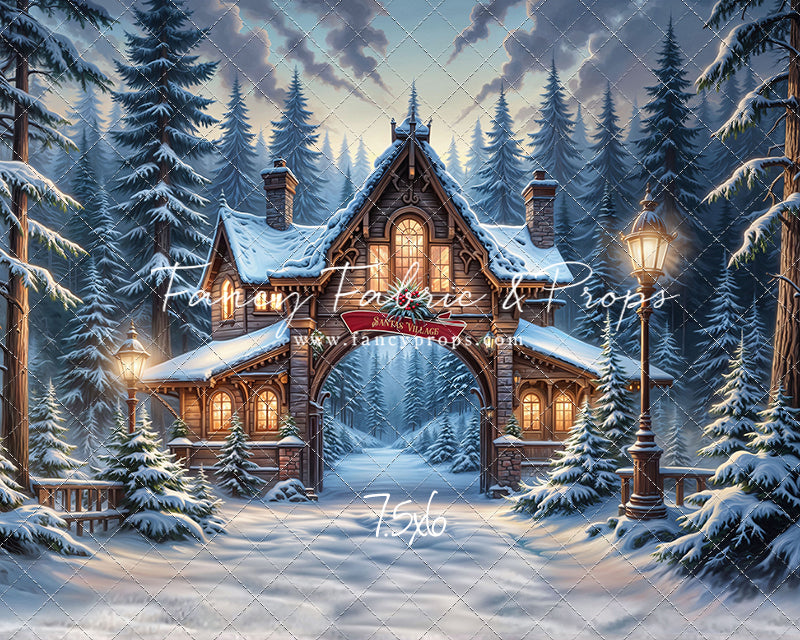 Santa's Village Entrance - With Sweep Option