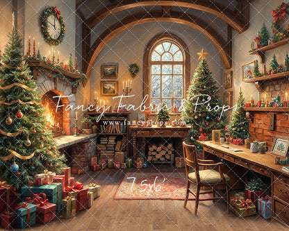 Santa's Winter Cabin - with Sweep Option