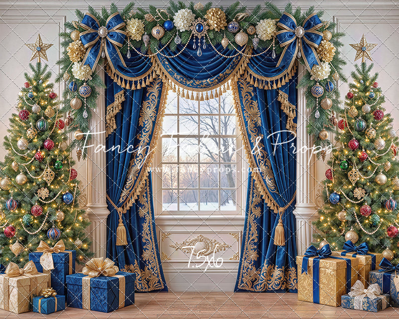 Sapphire & Gold Christmas - with Sweep Option