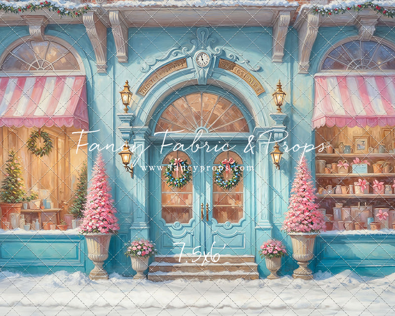 Snow-Kissed Winter Market - With Sweep Option