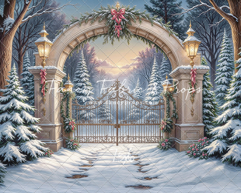 Snowfall At The Estate - with Sweep Option