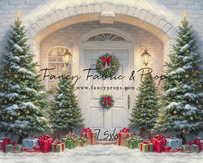 Snowy Doorstep Delight - With Sweep Option